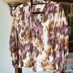 Isabel Marant European long sleeve, very, very thin, sheer fabric.